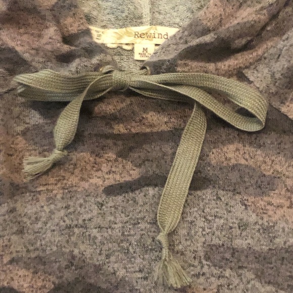 Rewind pink camo thin hoodie M - Picture 3 of 6